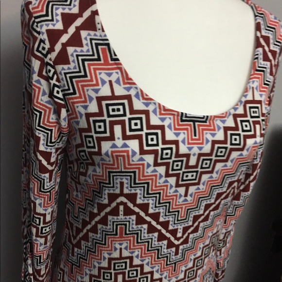Charlotte Russe s ls geometric print dress - Picture 5 of 8